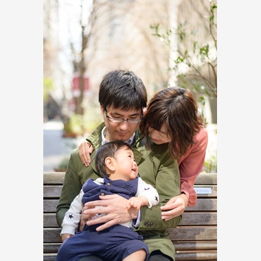 曽川拓哉が撮影した「東京駅での家族写真」の写真