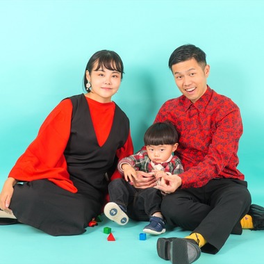 スタジオ日々喜が出張撮影した「家族写真の撮影」の家族写真