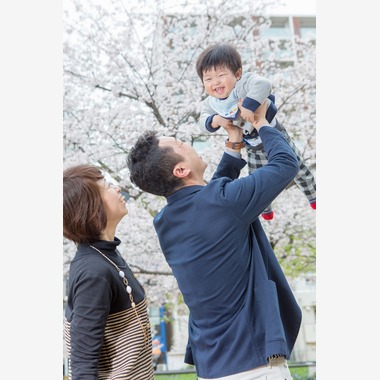 photo studio S（エス）が出張撮影した「ファミリフォト」の家族写真