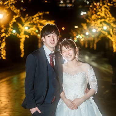 ウィリアムズ　侑依が撮影した「ナイトウェディング」の写真