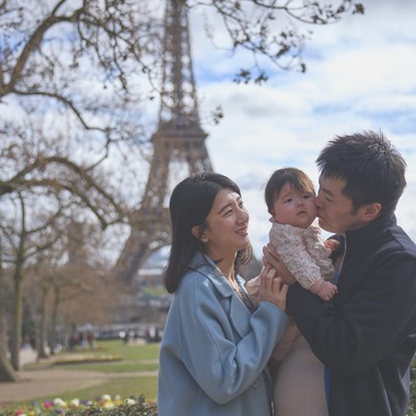 大阪フォトファクトリーが出張撮影した「家族写真」の家族写真