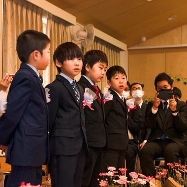 いいだが撮影した「保育園 卒園式」の写真