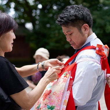 Actが撮影した「お宮参り」の写真