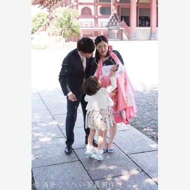 酒井こうへい写真製作所が撮影した「お宮参り・池上本門寺」の写真
