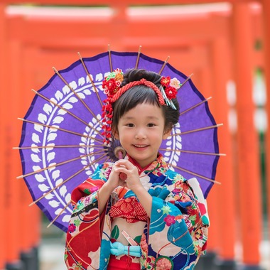 まんまるフォトが出張撮影した「七五三写真」の家族写真