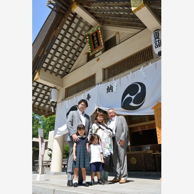 須貝フォトサービスが撮影した「お宮参り」の写真