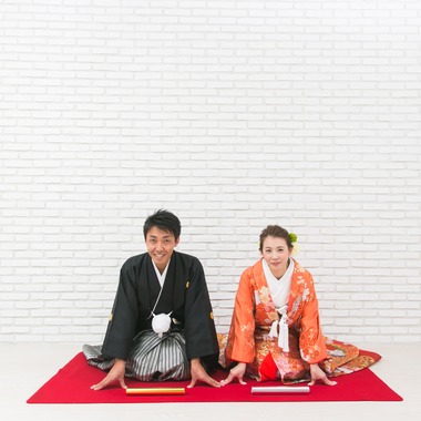 Studio LDK が撮影した「和装スタジオ写真」のウェディングフォト