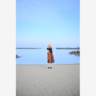 デザイン＆フォト内藤が撮影した「静岡県熱海市での女性モデルさん起用のロケーションポートレート（インスタ用作品）」の写真