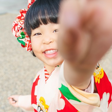 フォトくまが出張撮影した「七五三」の家族写真