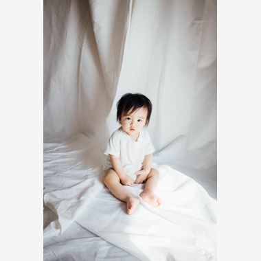 ヨシダミクが出張撮影した「1歳お誕生日」の家族写真