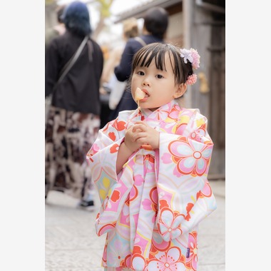 大阪フォトファクトリーが出張撮影した「七五三/子ども着物」の家族写真