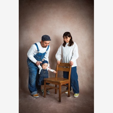 HBworksが出張撮影した「記念撮影」の家族写真