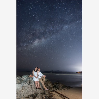 Photo taken by スマイルケアンズ - Starry sky beach photo in Cairns