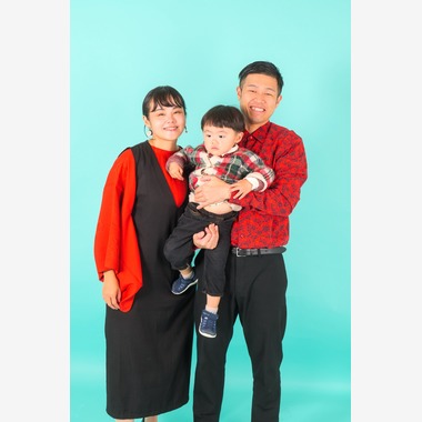 スタジオ日々喜が出張撮影した「家族写真の撮影」の家族写真