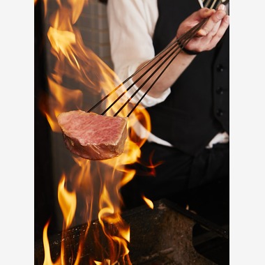 奥野由記が撮影した「高級鉄板焼きフードイメージ」の写真