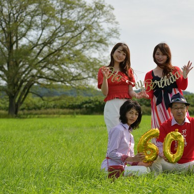 須貝フォトサービスが撮影した「家族写真」の写真