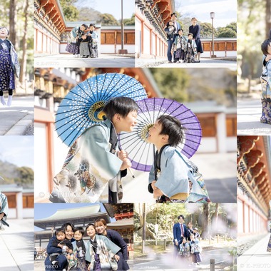 大森光太郎・K-PHOTOが出張撮影した「七五三撮影」の家族写真