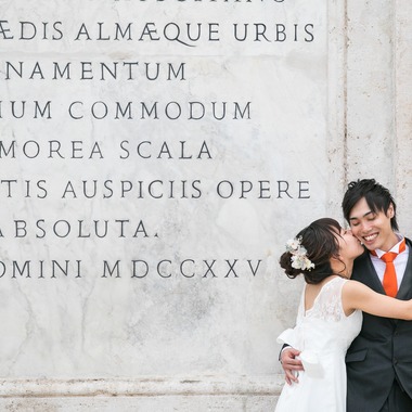 Kyoko Ide Photographyが撮影した「ローマフォトウェディング- スペイン広場、トレビの泉、パンテオン、ナボーナ広場」のウェディングフォト