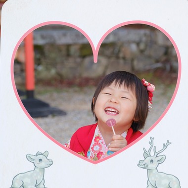 高夏写真店が出張撮影した「七五三の撮影」の家族写真