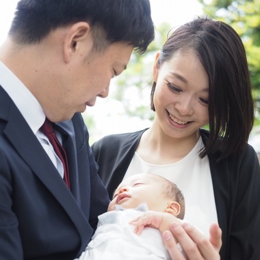photo39.netが出張撮影した「お宮参り出張撮影 　東京都練馬区　豊玉氷川神社」の家族写真