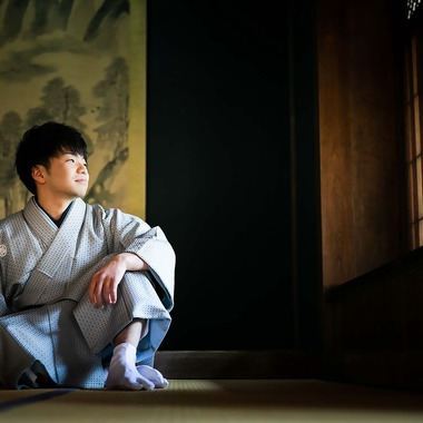 APKが出張撮影した「カジュアル着物で桜ロケーション撮影　2019年4月」の家族写真