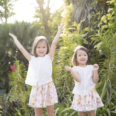 ママラッチが出張撮影した「ガーデンズ・バイ・ザ・ベイ」の家族写真