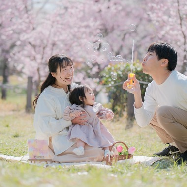 ARAI MAGICが撮影した「桜バースデーフォト」の写真