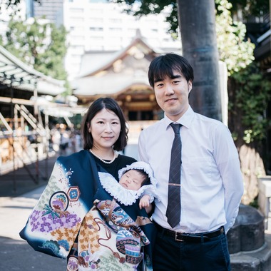 植村由理が撮影した「お宮参り　＠湯島天神」の写真
