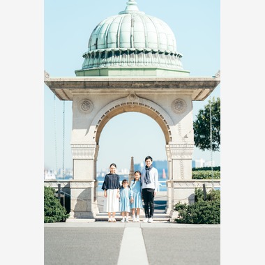 モーメンツが出張撮影した「山下公園」の家族写真