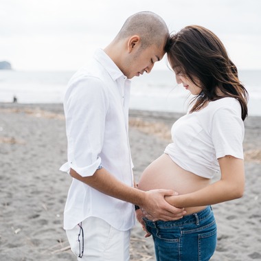 植村由理が撮影した「マタニティフォト@湘南」の写真