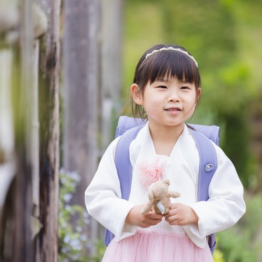 Minminが出張撮影した「入学」の家族写真