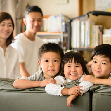 名畑文巨写真事務所が出張撮影した「S様ご家族撮影」の家族写真