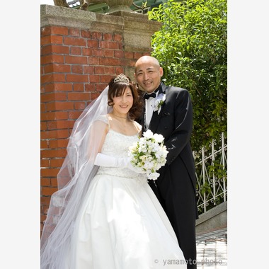 山本写真館が撮影した「神戸北野ロケーション」のウェディングフォト