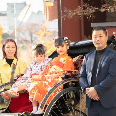 株式会社バックオフィスアクティが撮影した「浅草　七五三撮影」の写真