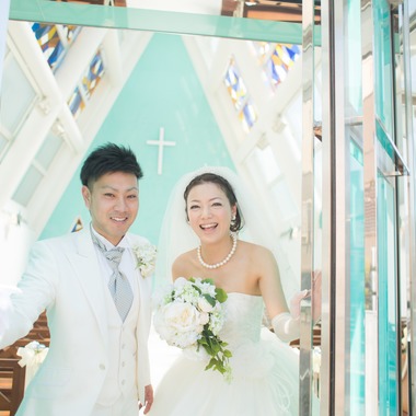 阿部写真館　徳島本店（北原 慎也）が撮影した「チャペルフォト」の写真