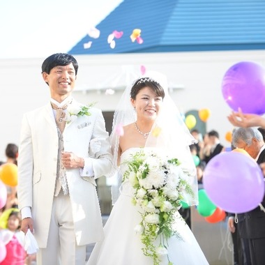 Photo taken by K's factory - Actual wedding day