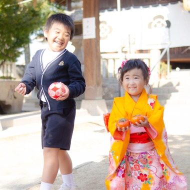 井上が撮影した「七五三撮影＠倉敷、熊野神社」の写真