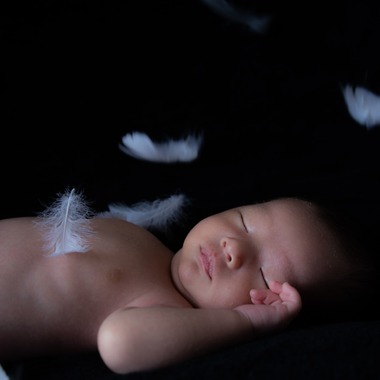 Acornが撮影した「ニューボーンフォト」の写真