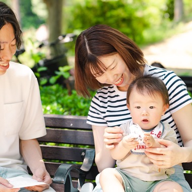 蓬台祐希が撮影した「靱公園でのファミリーフォト」の写真