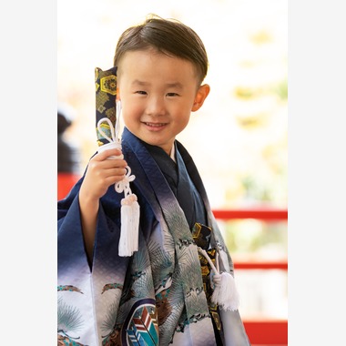 スタジオファンタスが出張撮影した「七五三撮影」の家族写真