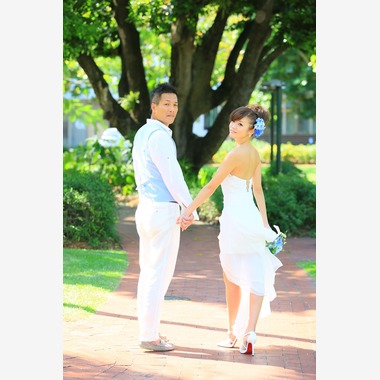 ケアンズ レンズ フォトグラフィーが撮影した「ケアンズカジノ周辺での撮影」のウェディングフォト