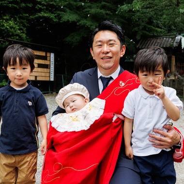 Photo RYUtopiaが出張撮影した「お宮参り」の家族写真