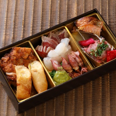 森安　照が撮影した「和食弁当・洋食弁当・中華弁当」の写真