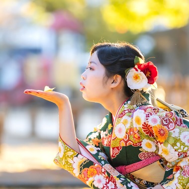 Minminが出張撮影した「成人式」の家族写真