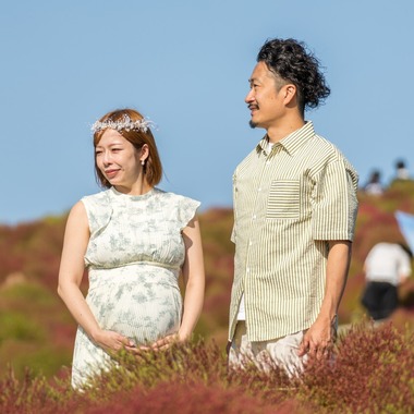 パッチー・クリエイツが撮影した「マタニティフォト（ひたち海浜公園にて）」の写真
