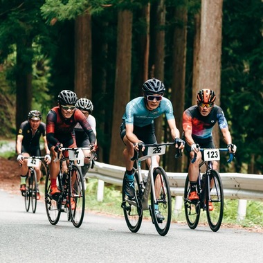 代表　安保　直紀が撮影した「自転車レース」の写真