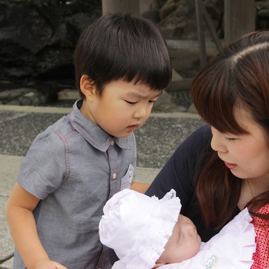 渡邉博海が撮影した「お宮参り」の写真