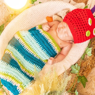 髙橋武が撮影した「ニューボーンフォト」の写真