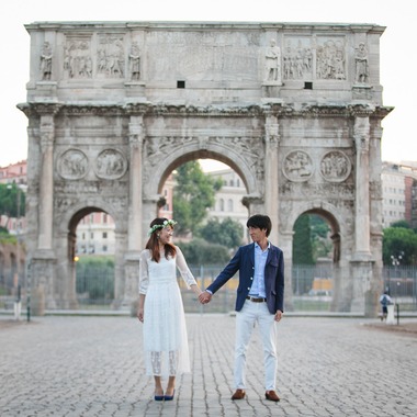 Kyoko Ide Photographyが撮影した「ローマフォトウェディング　コロッセオ」のウェディングフォト