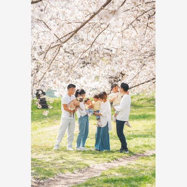 大久保佑華が撮影した「ファミリーフォト」の写真